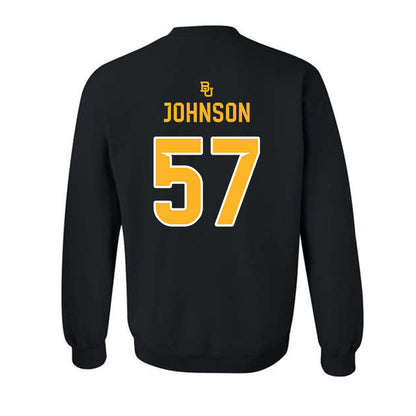 Baylor - NCAA Football : Christopher Johnson - 254 Day Shersey Crewneck Sweatshirt-1