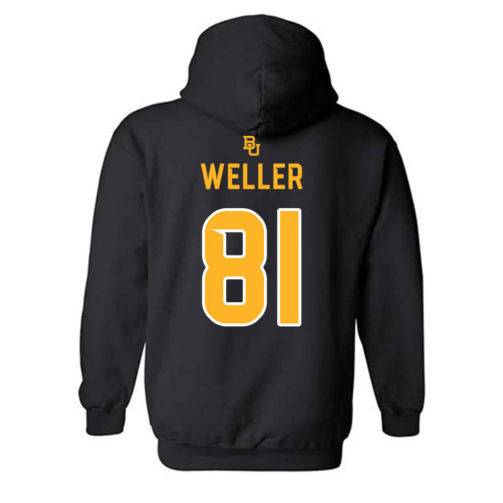 Baylor - NCAA Football : Seth Weller - 254 Day Shersey Hooded Sweatshirt-1