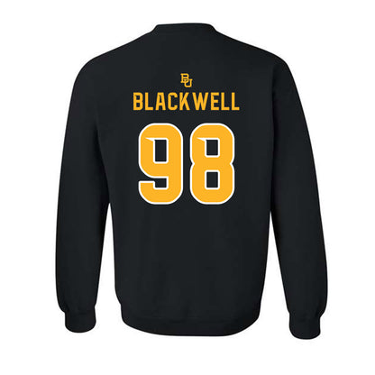 Baylor - NCAA Football : Jackson Blackwell - 254 Day Shersey Crewneck Sweatshirt-1