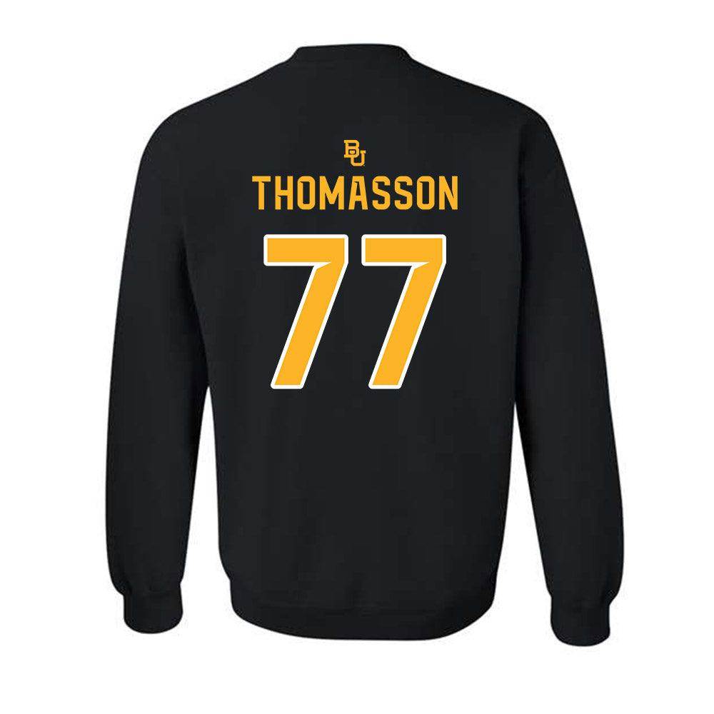 Baylor - NCAA Football : William Thomasson - 254 Day Shersey Crewneck Sweatshirt-1