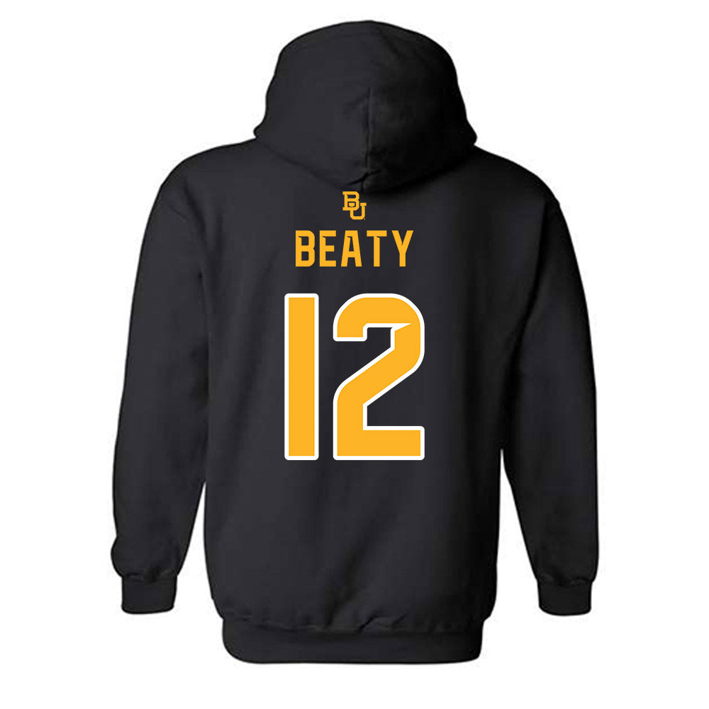Baylor - NCAA Football : Kyler Beaty - 254 Day Shersey Hooded Sweatshirt-1