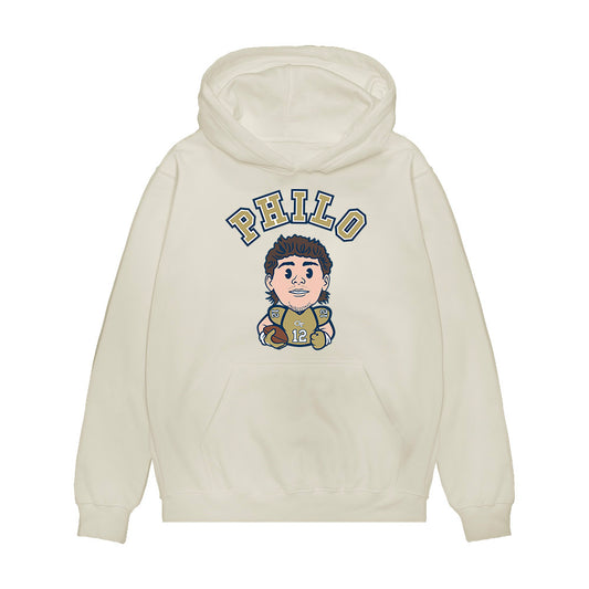 Georgia Tech - NCAA Football : Aaron Philo - Caricature Premium Hooded Sweatshirt-0