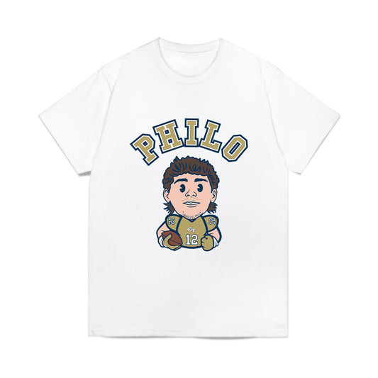 Georgia Tech - NCAA Football : Aaron Philo - Caricature Comfort Colors T-Shirt-0