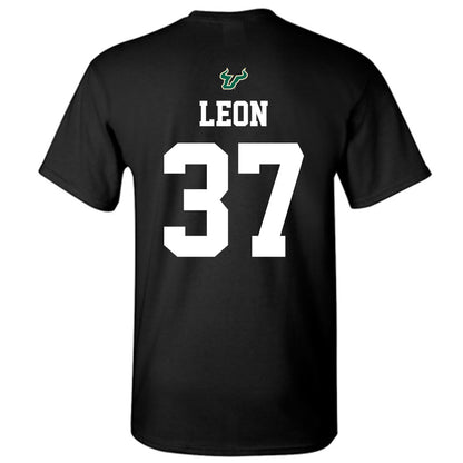 USF - NCAA Football : Chase Leon - Back in Black Shersey T-Shirt-1