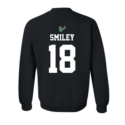 USF - NCAA Football : Levi Smiley - Back in Black Shersey Crewneck Sweatshirt-1