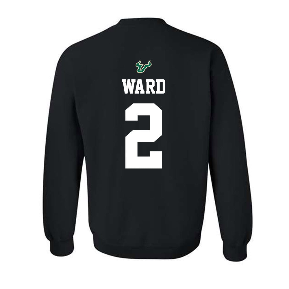 USF - NCAA Football : Tavin Ward - Back in Black Shersey Crewneck Sweatshirt-1
