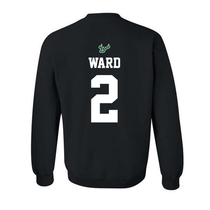 USF - NCAA Football : Tavin Ward - Back in Black Shersey Crewneck Sweatshirt-1