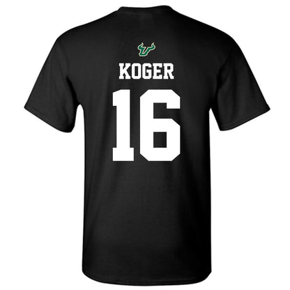 USF - NCAA Football : Jeremiah Koger - Back in Black Shersey T-Shirt-1