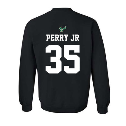 USF - NCAA Football : Herlin Perry Jr - Back in Black Shersey Crewneck Sweatshirt-1