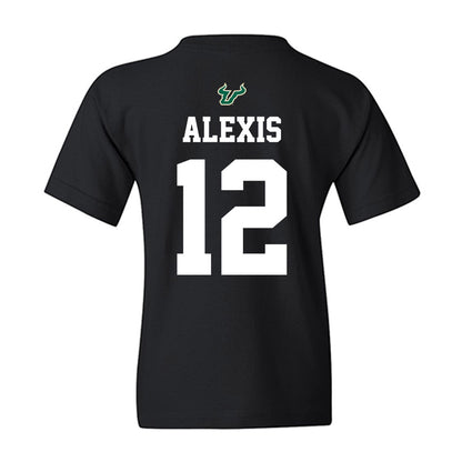 USF - NCAA Football : Jaden Alexis - Back in Black Shersey Youth T-Shirt-1