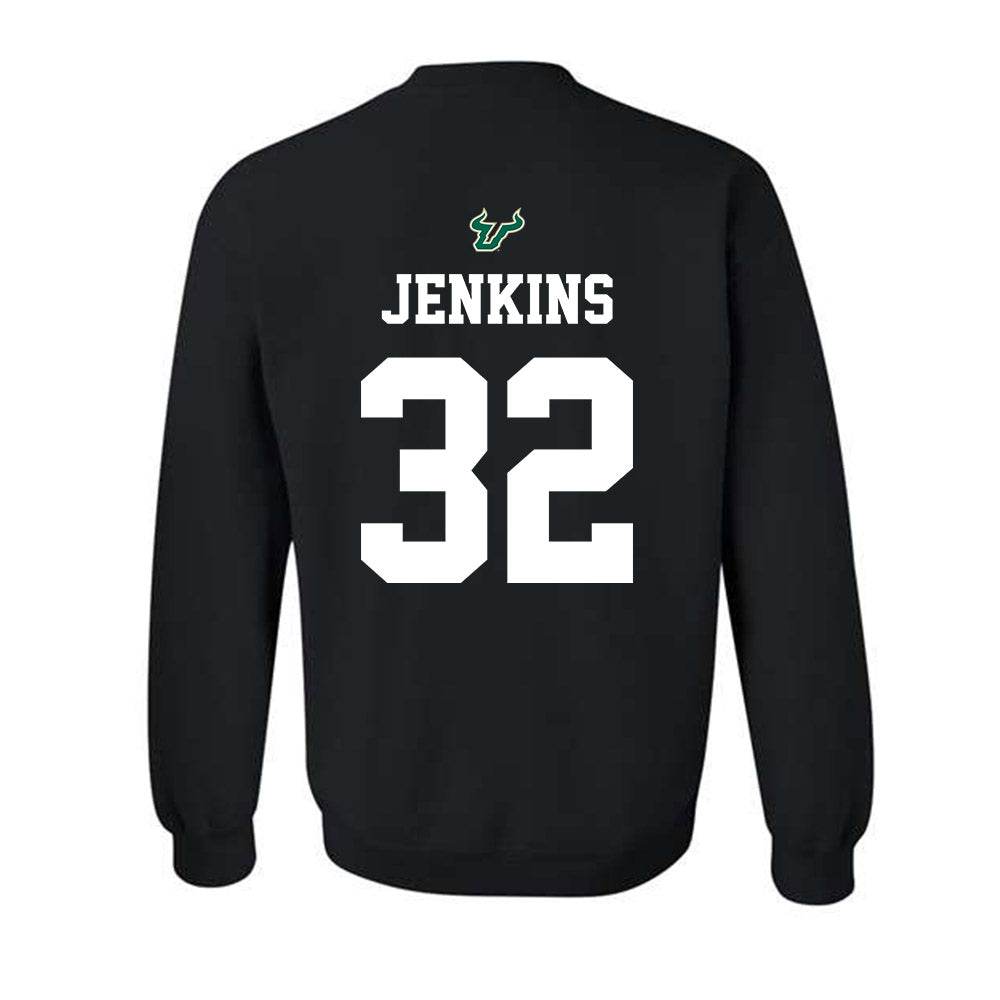 USF - NCAA Football : Gavin Jenkins - Back in Black Shersey Crewneck Sweatshirt-1