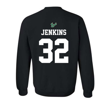 USF - NCAA Football : Gavin Jenkins - Back in Black Shersey Crewneck Sweatshirt-1