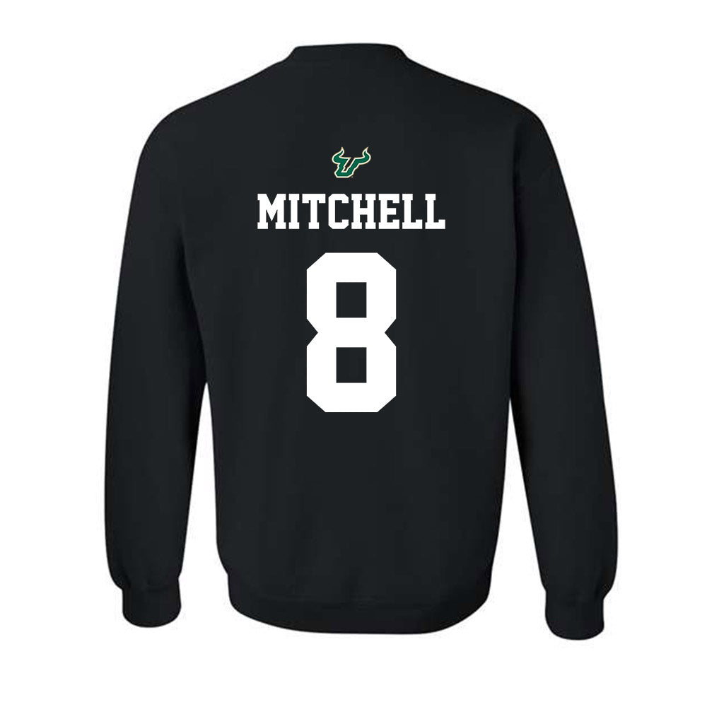 USF - NCAA Football : Traevon Mitchell - Back in Black Shersey Crewneck Sweatshirt-1