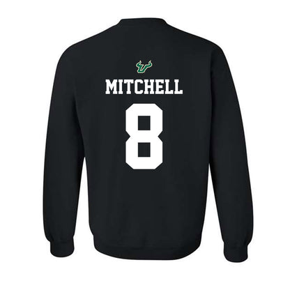 USF - NCAA Football : Traevon Mitchell - Back in Black Shersey Crewneck Sweatshirt-1
