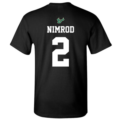 USF - NCAA Football : Chas Nimrod - Back in Black Shersey T-Shirt-1