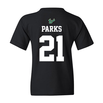 USF - NCAA Football : Arkese Parks - Back in Black Shersey Youth T-Shirt-1