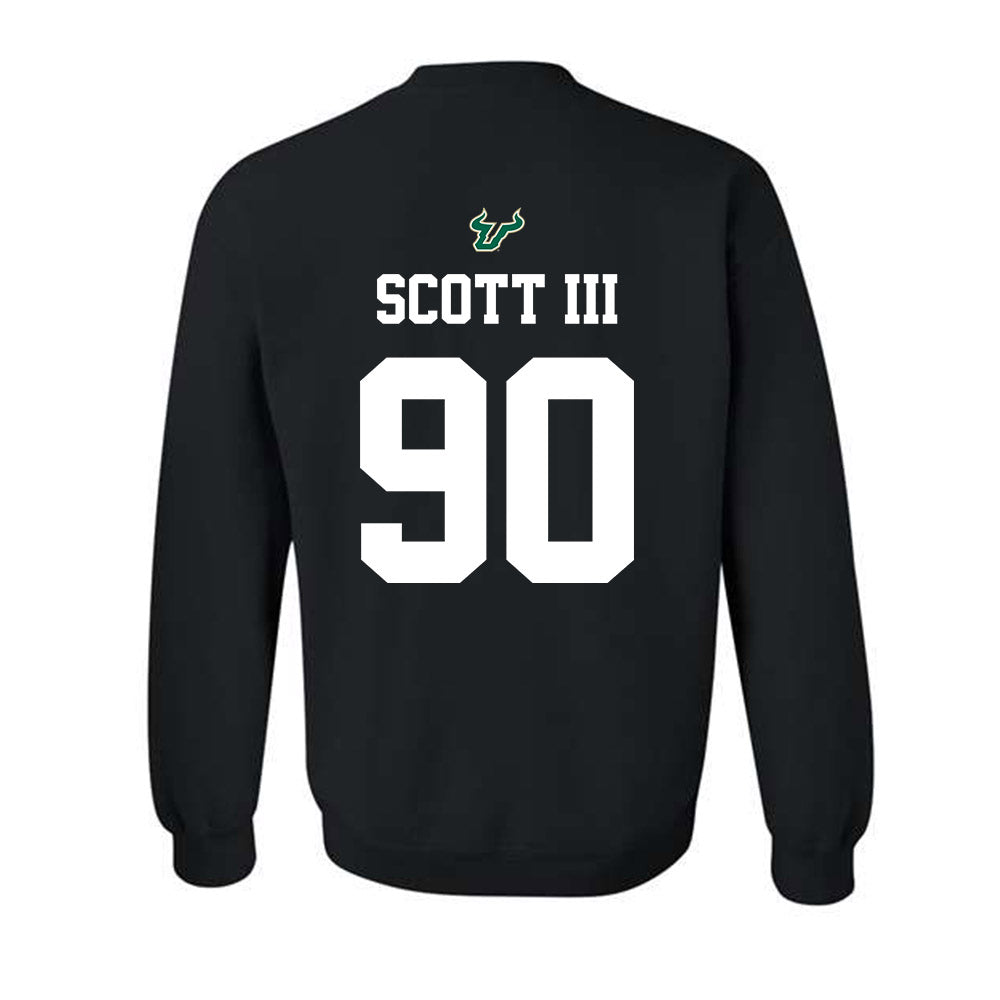 USF - NCAA Football : Richard Scott III - Back in Black Shersey Crewneck Sweatshirt-1