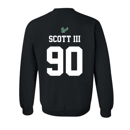 USF - NCAA Football : Richard Scott III - Back in Black Shersey Crewneck Sweatshirt-1