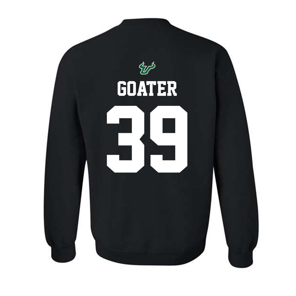USF - NCAA Football : Luke Goater - Back in Black Shersey Crewneck Sweatshirt-1
