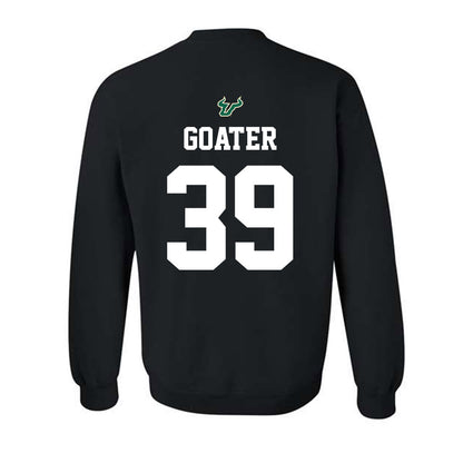 USF - NCAA Football : Luke Goater - Back in Black Shersey Crewneck Sweatshirt-1