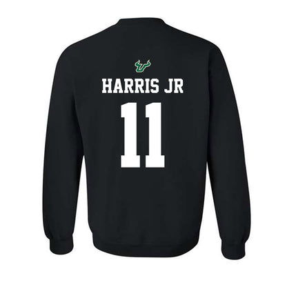 USF - NCAA Football : Derrick Harris Jr - Back in Black Shersey Crewneck Sweatshirt-1