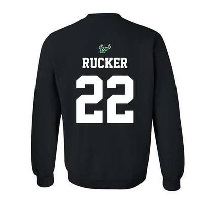 USF - NCAA Football : Deshawn Rucker - Back in Black Shersey Crewneck Sweatshirt-1