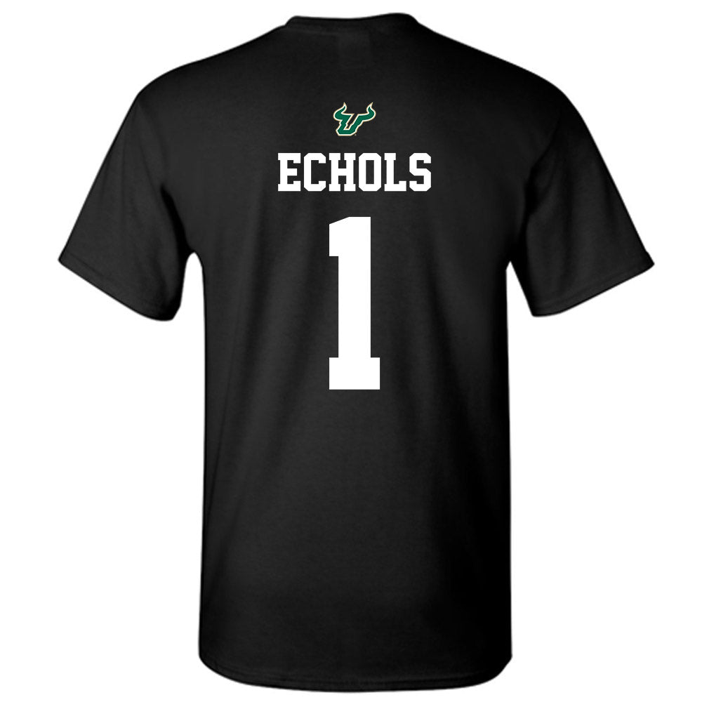 USF - NCAA Football : Jonathan Echols - Back in Black Shersey T-Shirt-1