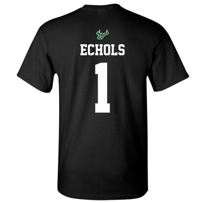 USF - NCAA Football : Jonathan Echols - Back in Black Shersey T-Shirt-1