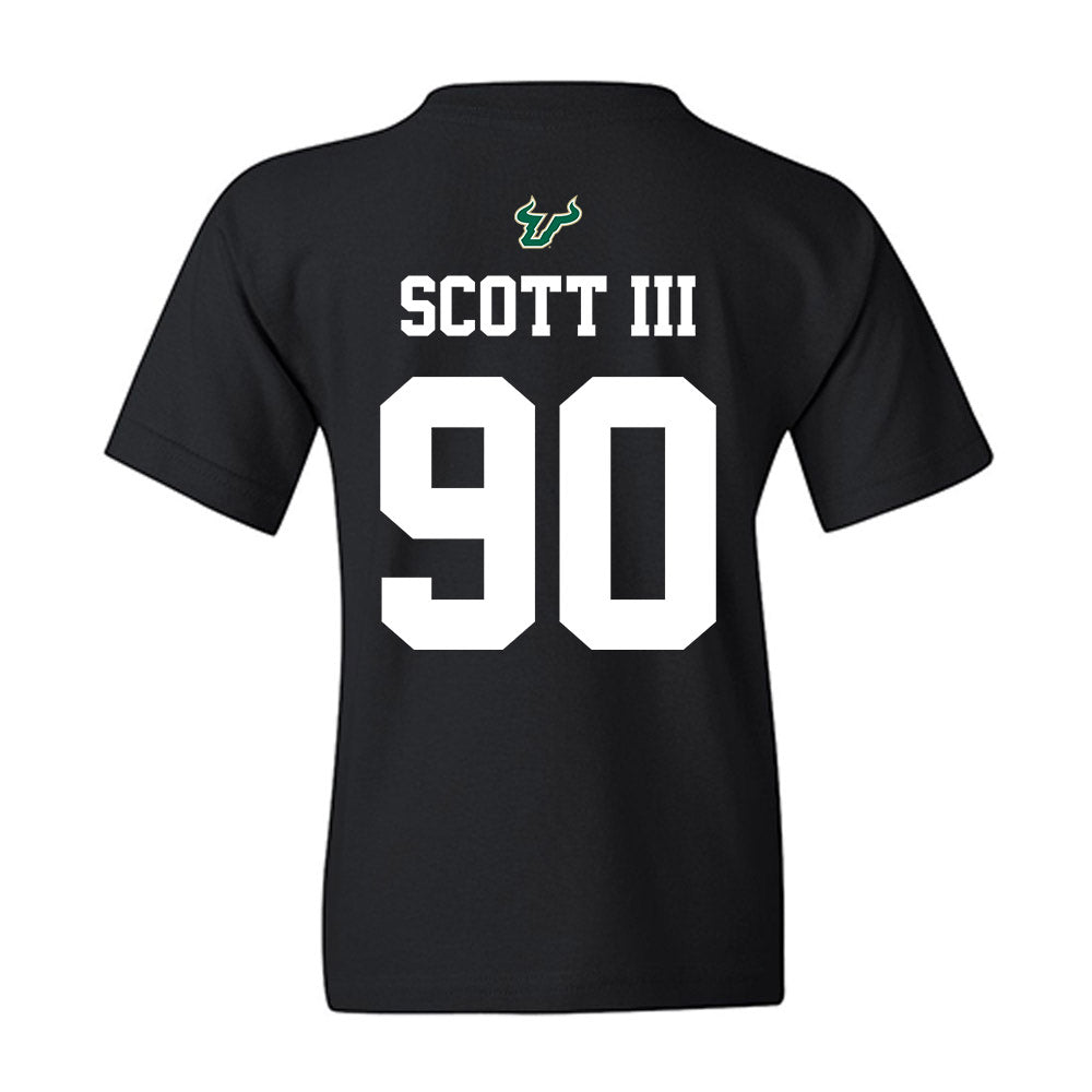 USF - NCAA Football : Richard Scott III - Back in Black Shersey Youth T-Shirt-1