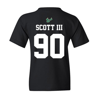USF - NCAA Football : Richard Scott III - Back in Black Shersey Youth T-Shirt-1