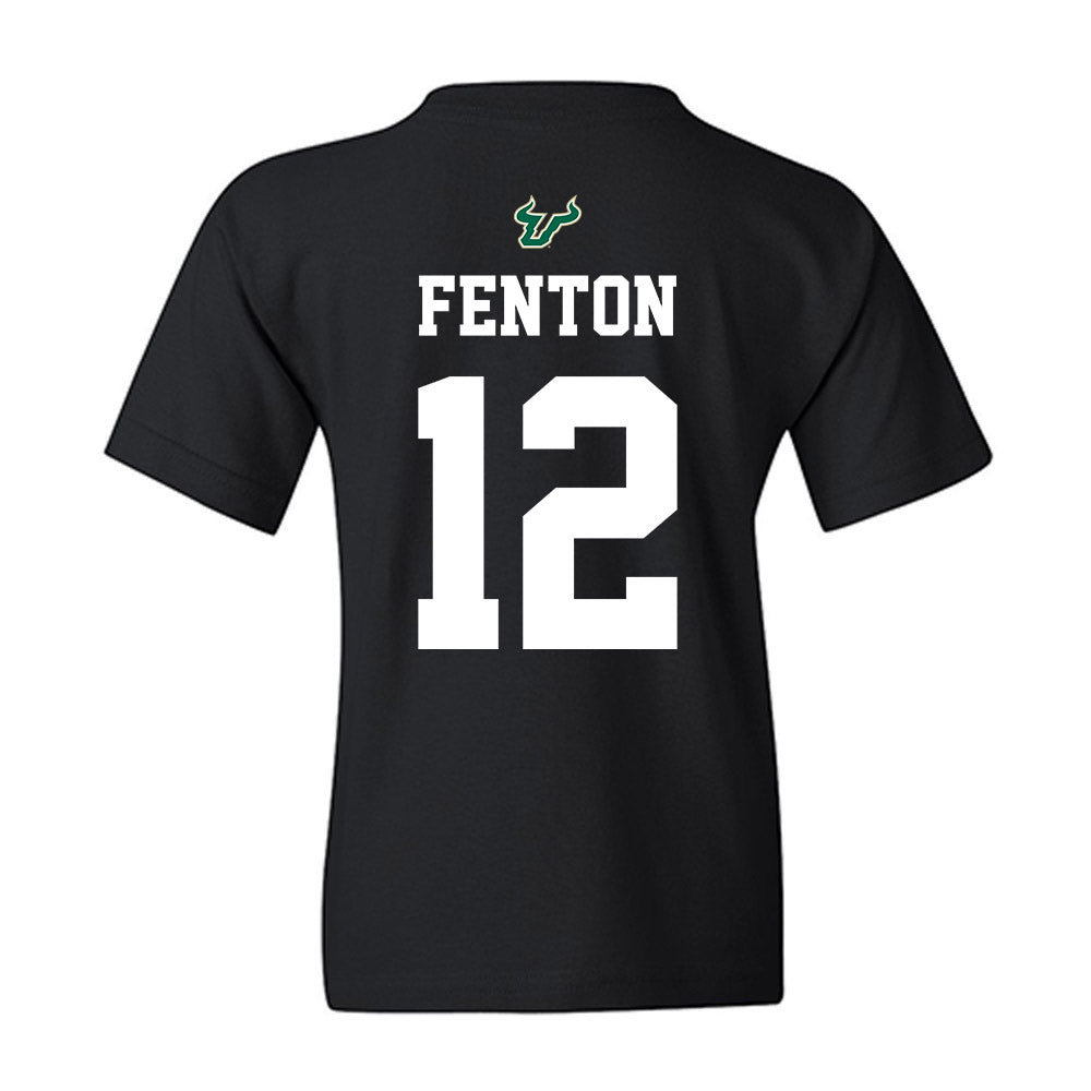USF - NCAA Football : Sam Fenton - Back in Black Shersey Youth T-Shirt-1