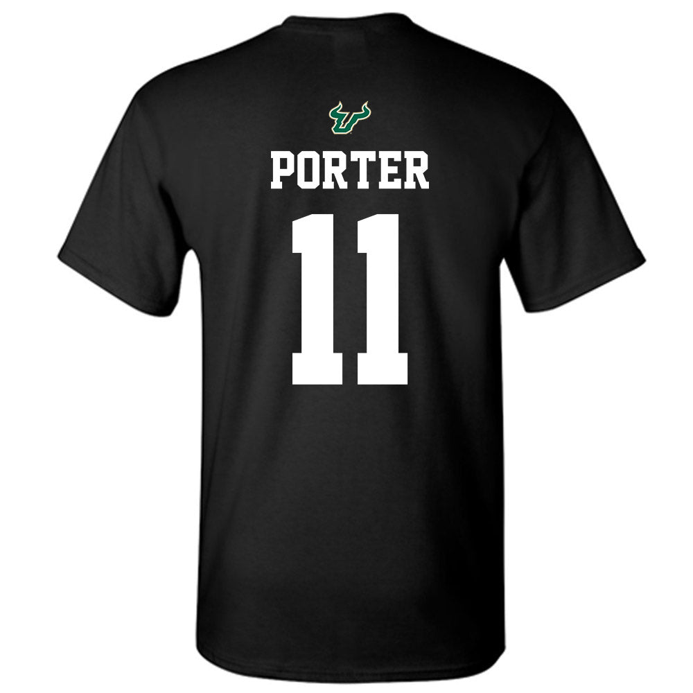 USF - NCAA Football : Joshua Porter - Back in Black Shersey T-Shirt-1