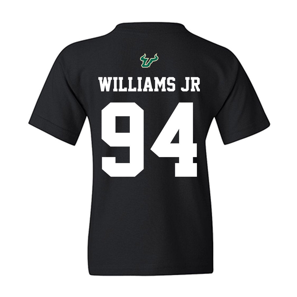 USF - NCAA Football : Brooks Williams Jr - Back in Black Shersey Youth T-Shirt-1