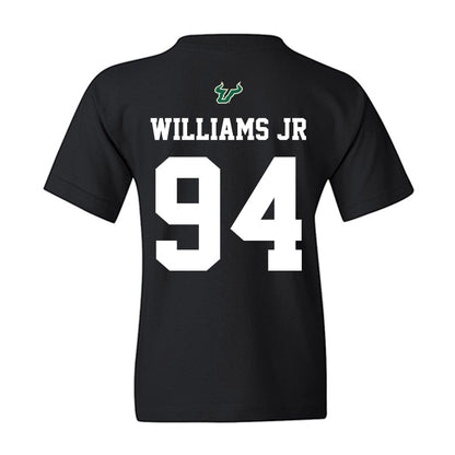 USF - NCAA Football : Brooks Williams Jr - Back in Black Shersey Youth T-Shirt-1
