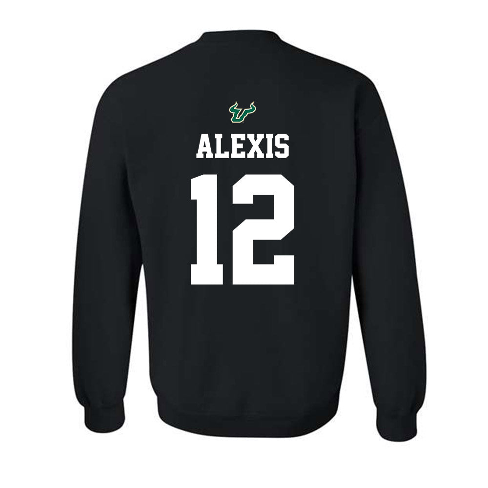 USF - NCAA Football : Jaden Alexis - Back in Black Shersey Crewneck Sweatshirt-1