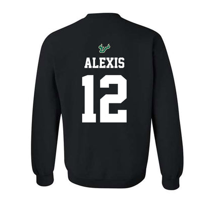 USF - NCAA Football : Jaden Alexis - Back in Black Shersey Crewneck Sweatshirt-1