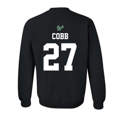 USF - NCAA Football : Cameron Cobb - Back in Black Shersey Crewneck Sweatshirt-1