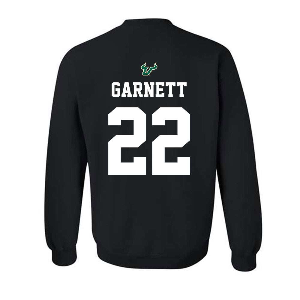 USF - NCAA Football : Chase Garnett - Back in Black Shersey Crewneck Sweatshirt-1