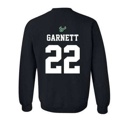 USF - NCAA Football : Chase Garnett - Back in Black Shersey Crewneck Sweatshirt-1