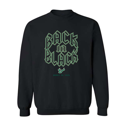USF - NCAA Football : Zavier Hamilton - Back in Black Shersey Crewneck Sweatshirt-0