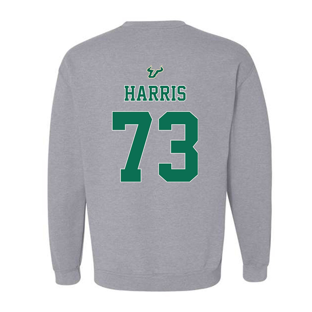 USF - NCAA Football : Caleb Harris - Bay Day Shersey Crewneck Sweatshirt-1
