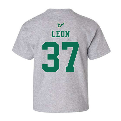 USF - NCAA Football : Chase Leon - Bay Day Shersey Youth T-Shirt-1