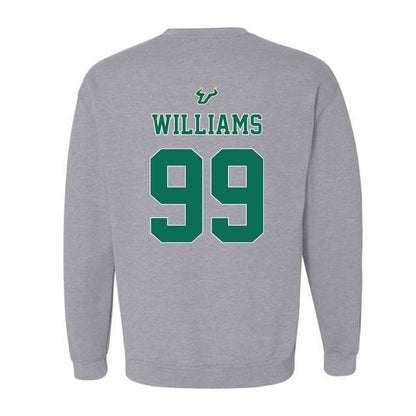 USF - NCAA Football : Marcus Williams - Bay Day Shersey Crewneck Sweatshirt-1
