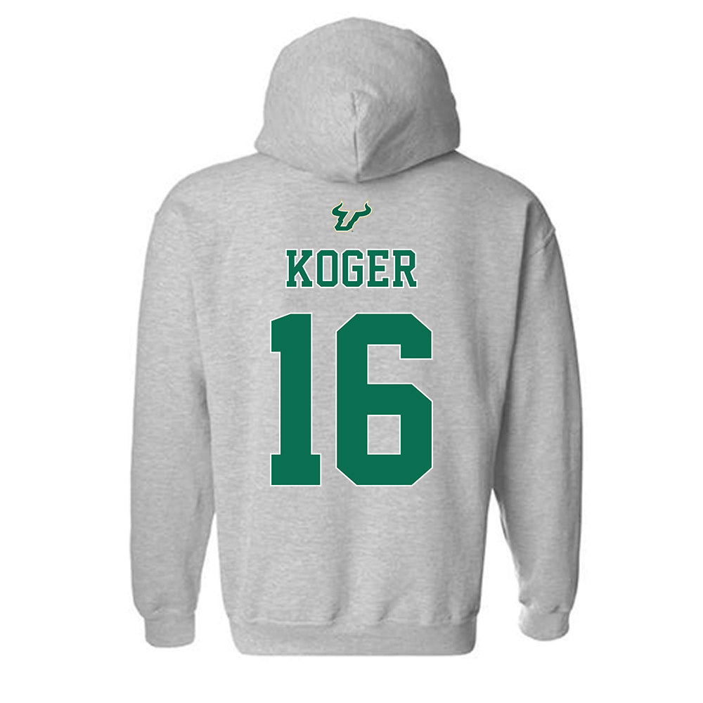 USF - NCAA Football : Jeremiah Koger - Bay Day Shersey Hooded Sweatshirt-1