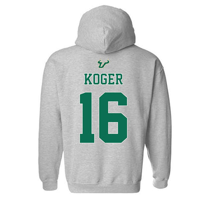 USF - NCAA Football : Jeremiah Koger - Bay Day Shersey Hooded Sweatshirt-1