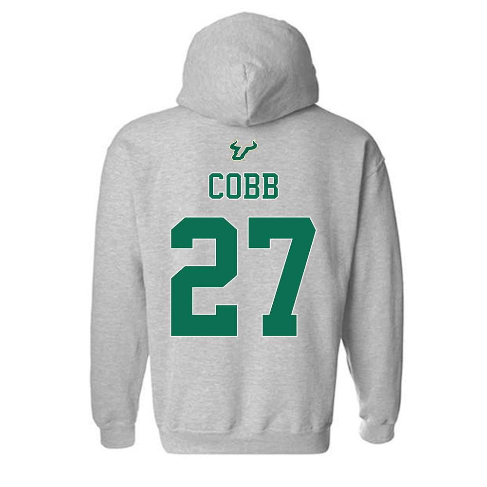 USF - NCAA Football : Cameron Cobb - Bay Day Shersey Hooded Sweatshirt-1