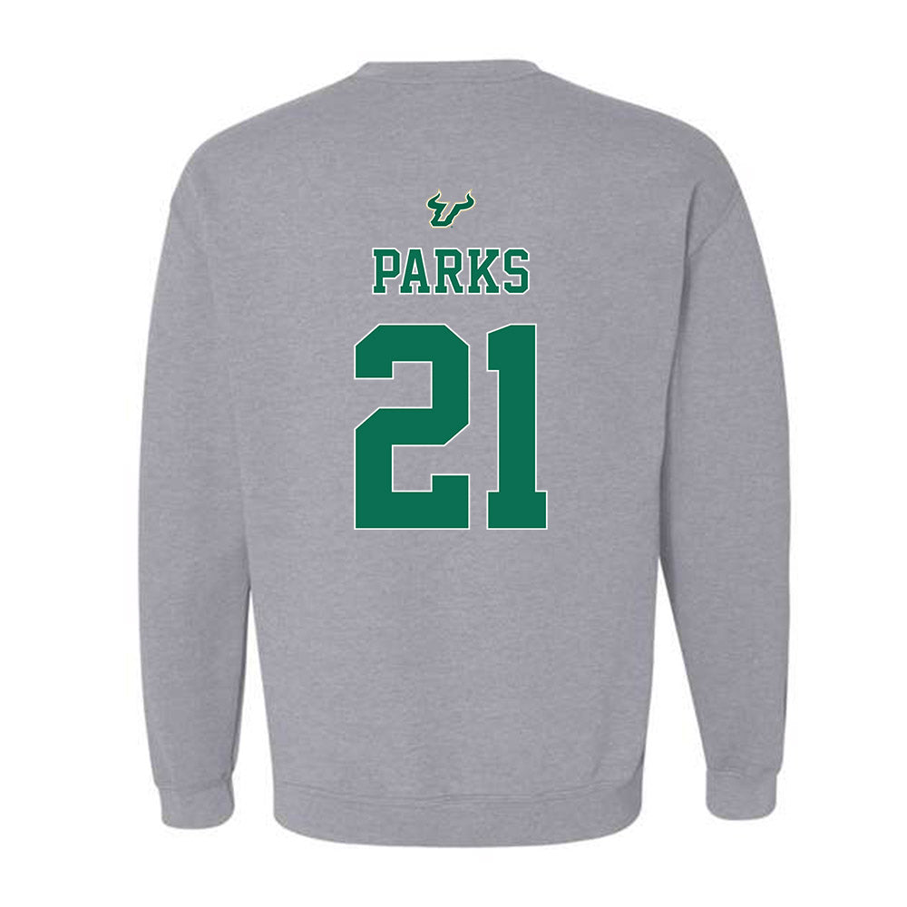 USF - NCAA Football : Arkese Parks - Bay Day Shersey Crewneck Sweatshirt-1