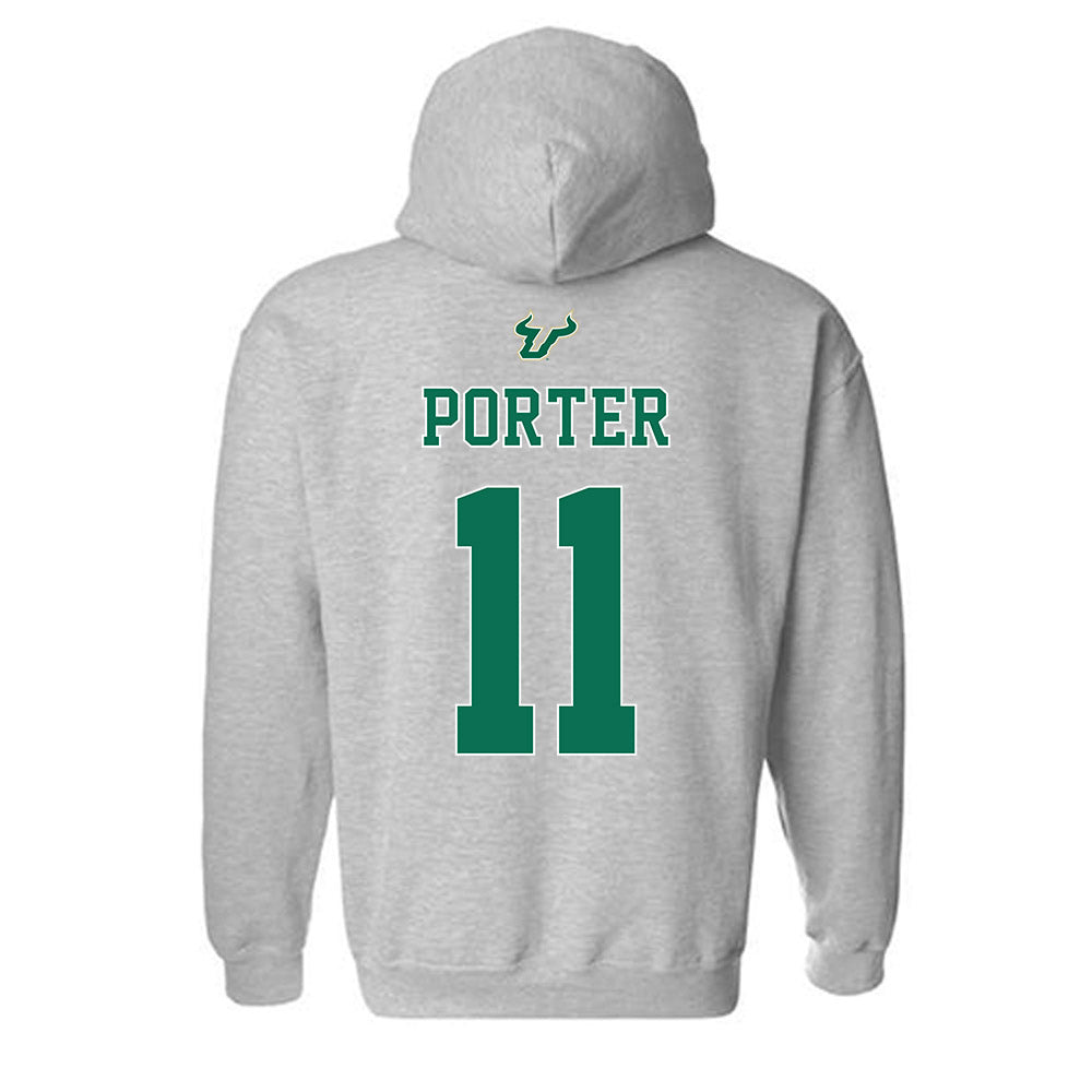 USF - NCAA Football : Joshua Porter - Bay Day Shersey Hooded Sweatshirt-1