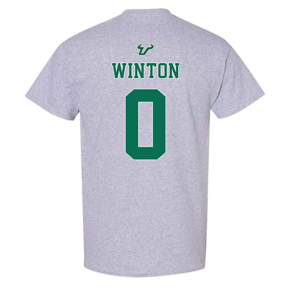 USF - NCAA Football : Brandon Winton - Bay Day Shersey T-Shirt-1