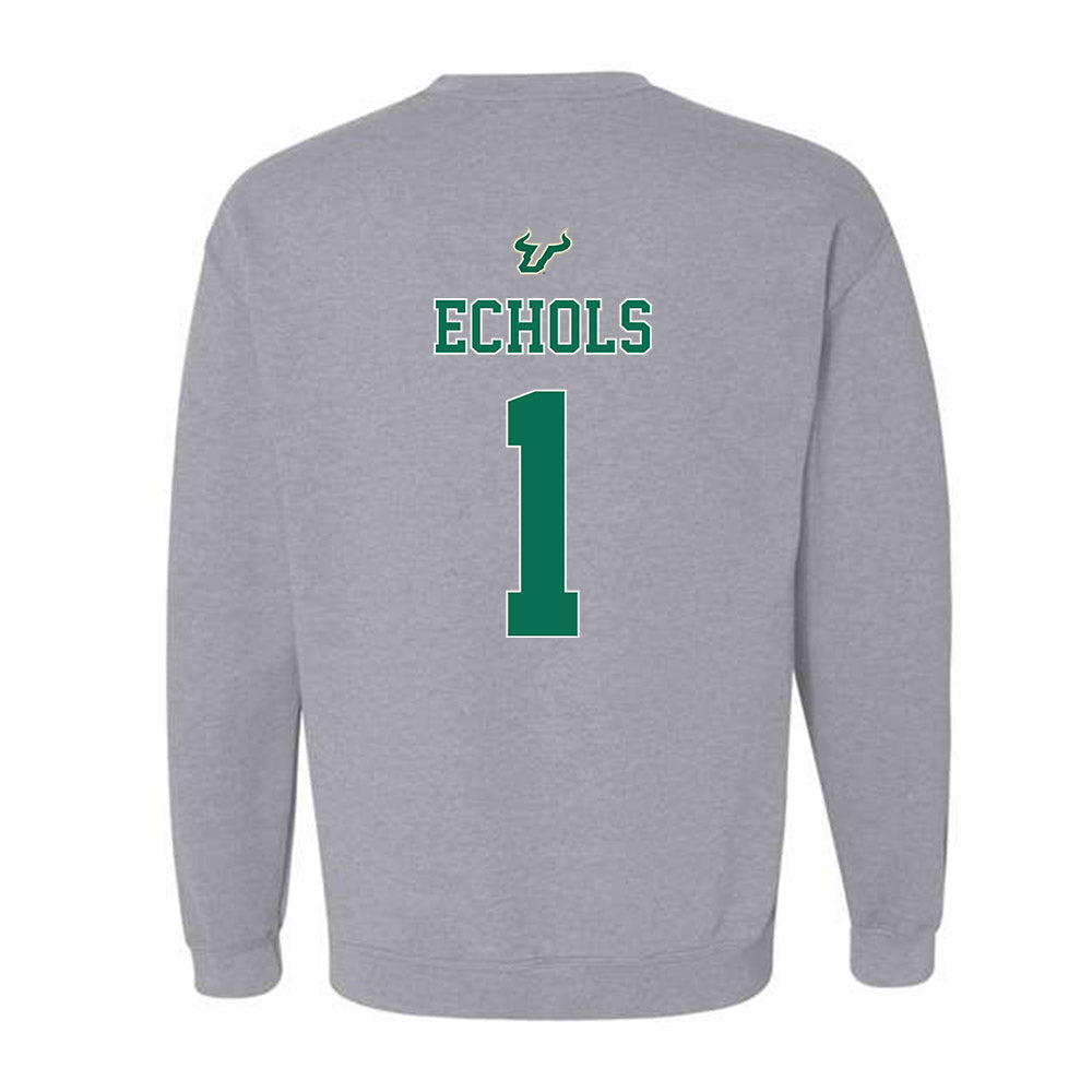 USF - NCAA Football : Jonathan Echols - Bay Day Shersey Crewneck Sweatshirt-1